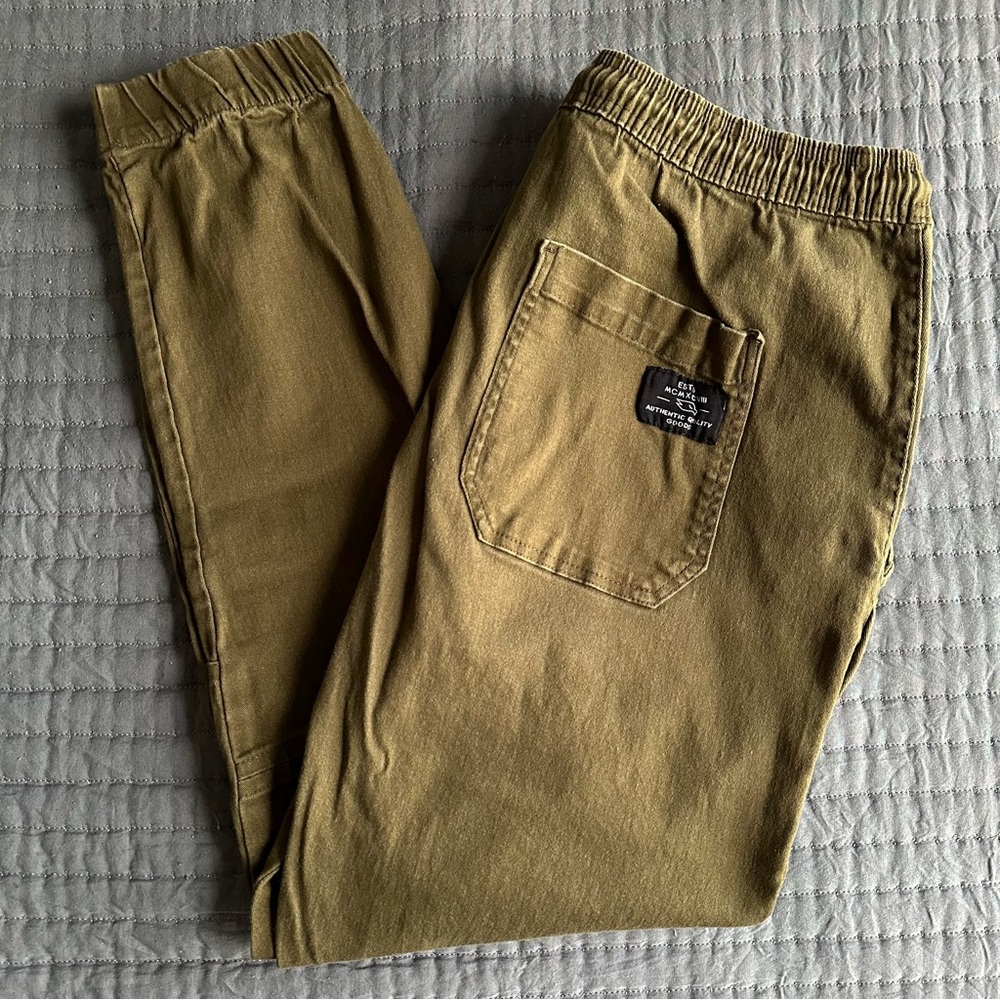 Olive green joggers